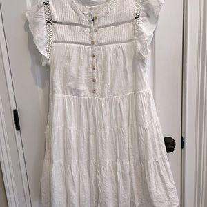 White cotton fun dress!